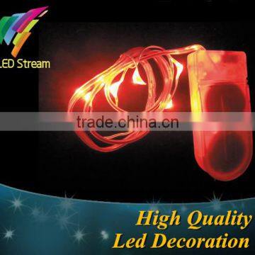 Flexible battery operated mini led string lights
