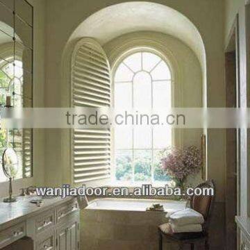 Famous fixed modern pvc arch window