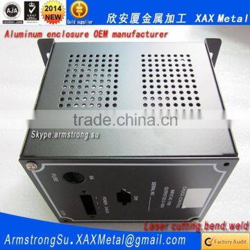XAX32Alu OEM ODM customized laser cut bend weld sheet aluminum power supply cabinet