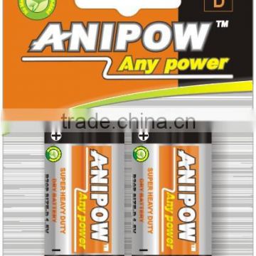 Heavy duty d size r20p battery 1.5v d size r20p battery 1.5v um1 Primary & Dry Batteries