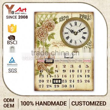 Sales Promotion Exceptional Quality Calendar Resin Vintage Wall Plaque Blank Trophy Plaques