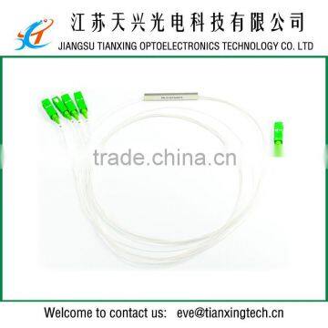 SC APC 1x4 steel box plc splitter