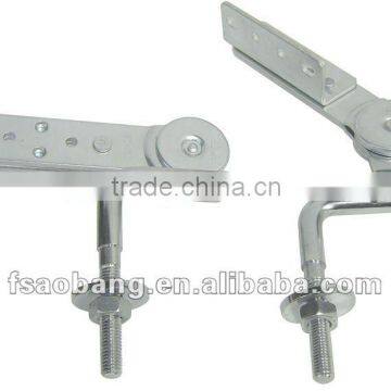 metal furniture fitting hinge for headrest or armrest