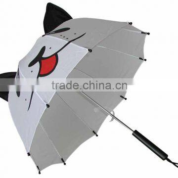 17inches white animal shape kids umbrella