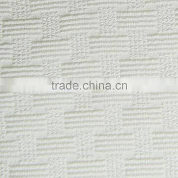 spandex 95%P 5%sp polyester cross check jacquard fabric, fashion garment