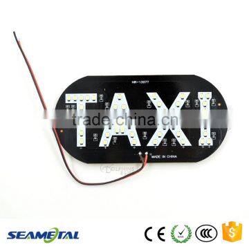 Hot 12V LED Lights 45SMD 3528 Taxi Cab Top LED Light Taxi Sign Roof Light                        
                                                Quality Choice