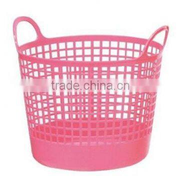 stackable plastic laundry basket