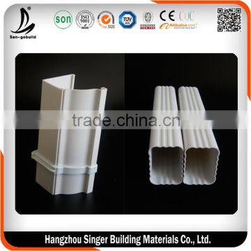 Other Plastic Materilas, Rain Gutter, PVC Downspout For Roof Drainage System