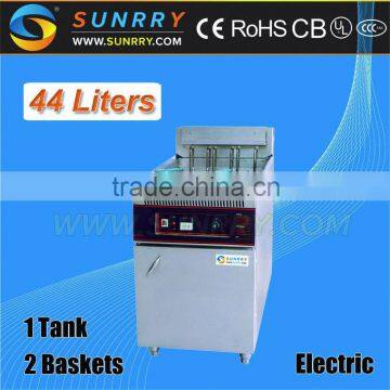 Smokeless electric floor type donut fryer 44 liters commercial donut fryer (SY-FF44 SUNRRY)