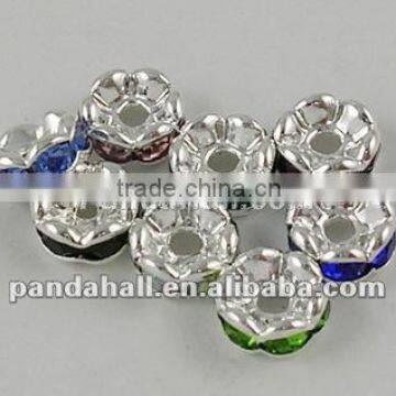 Grade "A" Rhinestone Jewelry Beads, Mixed Color Rhinestone(RSB028NF)