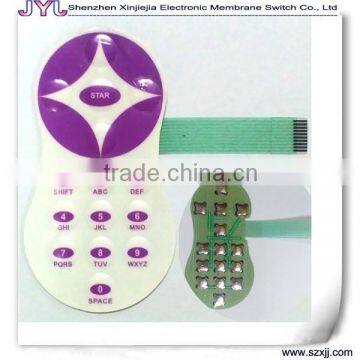 Irregular cutting keypad