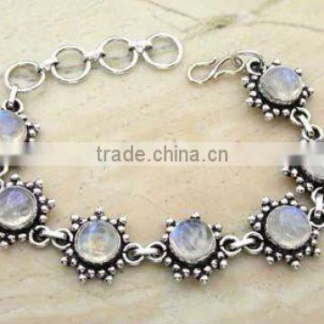 925 sterling silver RAINBOW MOONSTONE BRACELETS wholesale EARRINGS