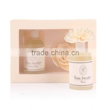OEM 50ML Aromatherapy essential oil based room scent reed diffuser