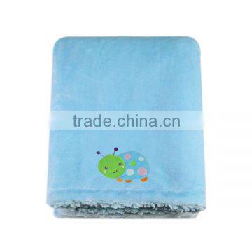 cheap wholesale embroidery super thick warm blanket