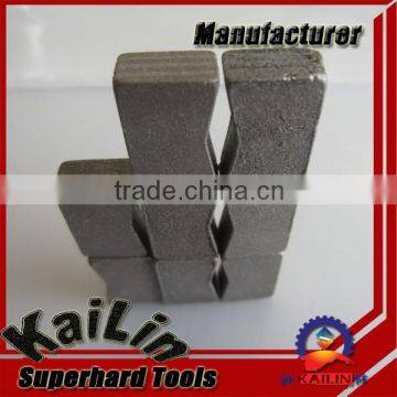 K shape Diamond marble block cutting segment for export