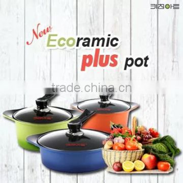 [Kitchen art]New Ecoramic/ Korea / ceramic pot / cooking / aluminum pot/cooking pot