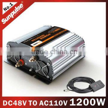 1.2kw 48vDC to 110vAC modified sine wave solar inverter