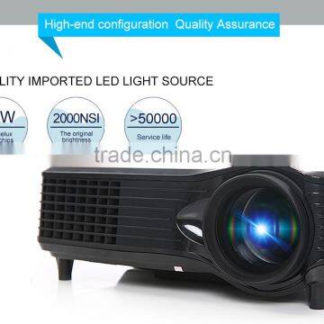 Surprise price!! Native VGA (800*480 Pixels) lcd projector support 1080p + AV SD VGA USB HDMI VGA