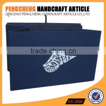 Blue with anchor folding storage boxes