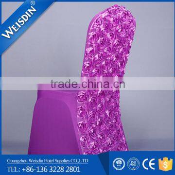 2015 Guagnzhou Manufacture flower pattern beautiful spandex chair cover for wedding