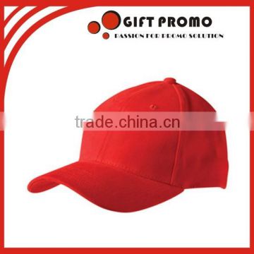 Red Cotton Plain Baseball Cap