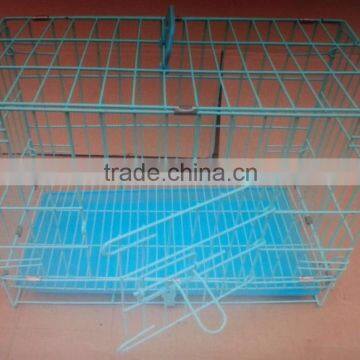 24" 35" folding pet carrier for dog cage with plastic tray hot sales low price