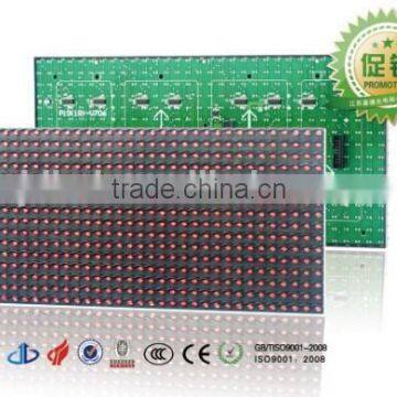 red color p10 led display module /single color led module for taxi