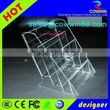 Wholesale acrylic jewelry display case with lock, clear acrylic countertop bakery display case