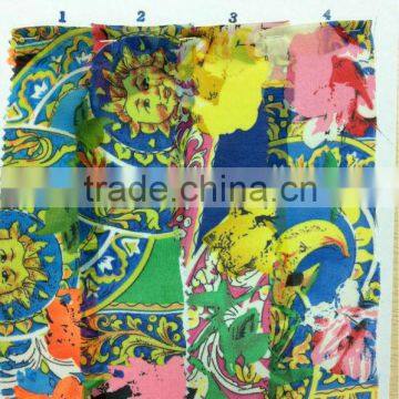 US$ 1/M up Chiffon Print Fabric Textile Stock Stocklot:G-13062217