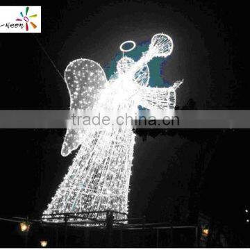 Christmas Decoration Angel Wings With Halo Fancy Angel Halos for Sale Cheap Angel Figurines With Light With High Quality photo-5