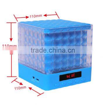 Bluetooth Luminous Tf Card Mini Speaker Stereo Subwoofer Color Lights Handsfree Style Bluetooth Speaker photo-2