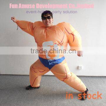 inflatable fat muscle man carnival costume inflatable