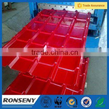 Color Steel Plate Material and Semi-Cylindrical Tiles Type metal roof tiles