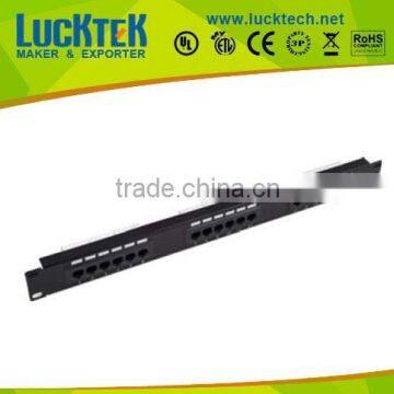 19" 1U UTP CAT6 18PORTS patch panel