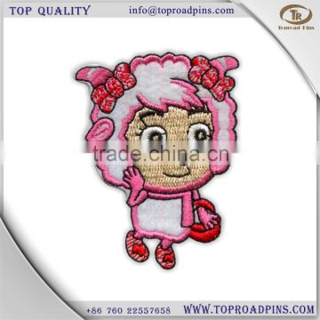 cheap custom design cute animal patches for clothing with iron