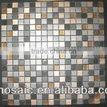 5/8x5/8 " square metallic mosaic tile for tub wall