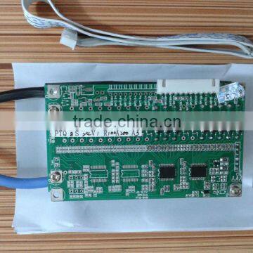 16s 48v 120A BMS PCM for lifepo4 battery packs peak current normal 150% Circuit protection board