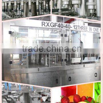 automatic juice production plant/bottling machinery/drinking lines/fresh juice filling machine