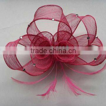 LINT FLOWER HAIR FASCINATOR CORSAGE BROOCH CORSAGE CLIP FLOWER