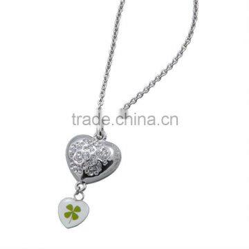 China Yiwu Four leaf clover jewelry necklace