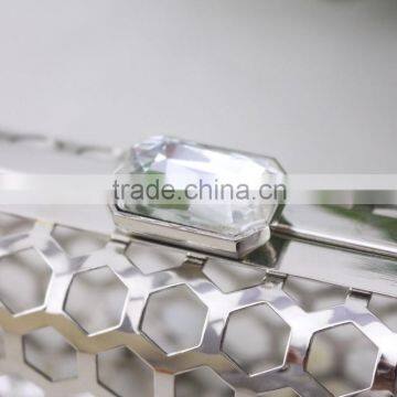 Shiny Silver Metal Frame for Ladies Handbag photo-3