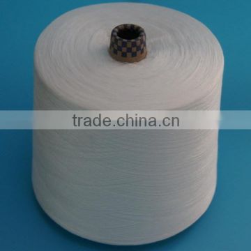 Knotless optical white 100% polyester sewing thread