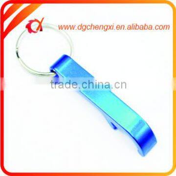 Wholesale Aluminium Alloy Bottle Opener Keychain ,blue