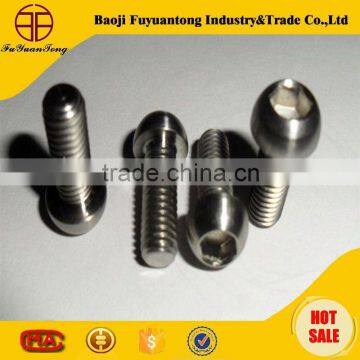 gr1 gr2 gr5 titanium alloy screw for racing car and bicycle