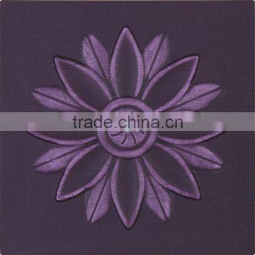 Interior Decorative 3D Effect Texture Wall Panel With Enamel Covering