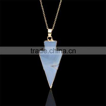2016Hot Selling Natural Crystal Stone Quartz Pendant Necklaces photo-5