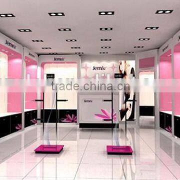 cosmetic display rack stainless steel cosmetic shop rack