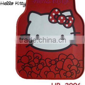 Wholesale car floor mat for hello kitty