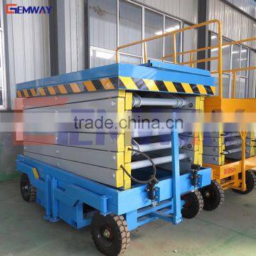 CE ISO manual mobile hydraulic mini scissor lift for sale