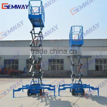 6m Free shipping mobile scissor lift platform for sale